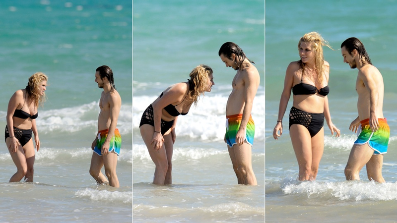 Illustration for article titled Ke$ha Has A Very Interesting Day At The Beach